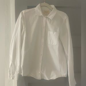 Sezane Tomboy Shirt in White Size 36
